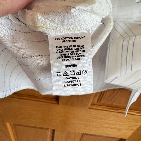 LOFT Women's Striped Spaghetti Strap Camisole Blouse Size S Multicolor - Picture 6 of 7